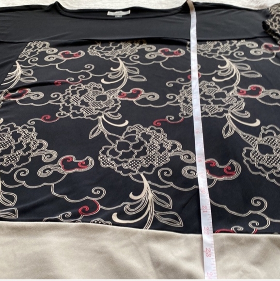 JM Collection NWT 3/4 Sleeve Top - Picture 7 of 11